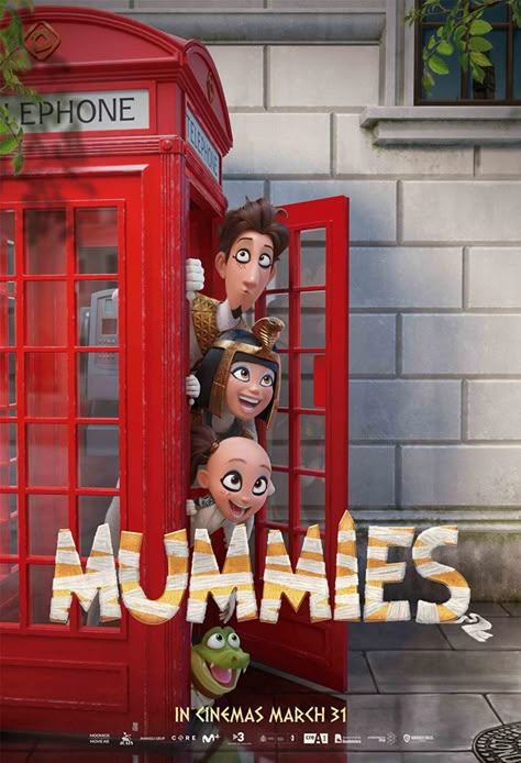 As Múmias - 2023 Mummy Movie, Good Animated Movies, Animated Movie Posters, New Disney Movies, Disney Movies To Watch, New Movies To Watch, Animation Movies, Animation Movie, Comedy Films