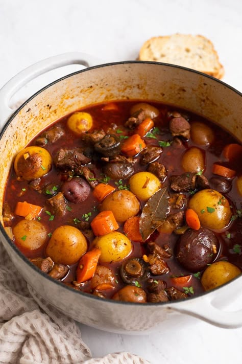 Lamb Stew Recipe - iFoodReal.com Leg Of Lamb Stew, Lamb Stew Recipes Crockpot, Lamb Knuckle Stew South African Recipes, Cubed Lamb Recipes, Slow Cooker Lamb Stew, Lamb Stew Recipes Easy, Lamb Stew Recipes Slow Cooker, Easy Lamb Stew, Lamb Stew Slow Cooker