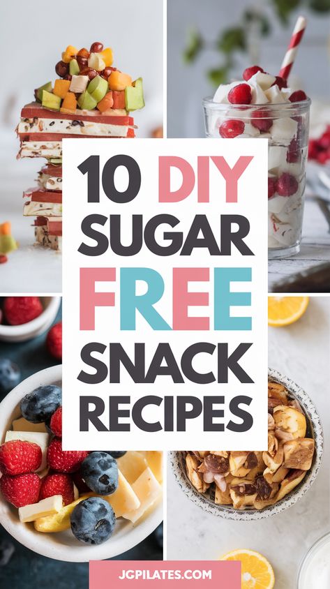 DIY Sugar Free Snacks: 10 Easy Recipes Zero Added Sugar Recipes, Sugarfree Dessert Recipe Easy, Sugar Free Snacks Clean Eating, Sugar Free Alternatives, No Sugar Protein Snacks, Going Sugar Free, Carb And Sugar Free Snacks, No Sugar Snacks For Kids, Sugar Free Snack Ideas