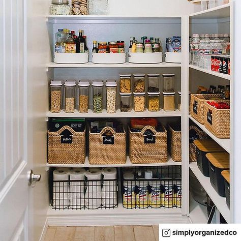 Refrigerator Lazy Susan | The Container Store Toilet Designs, Stackable Baskets, Pantry Baskets, Pantry Cupboard, Pantry Organizers, Pantry Shelving, Drawer And Shelf Liners, Pantry Closet, Small Pantry