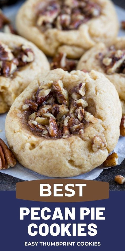 Cookies Platter, Pecan Pie Cookies Recipe, Cookie Platters, Pecan Pie Cookies, Easy Cookie Recipe, Best Pecan Pie, Pie Cookies, Crinkle Cookies, Cookie Pie