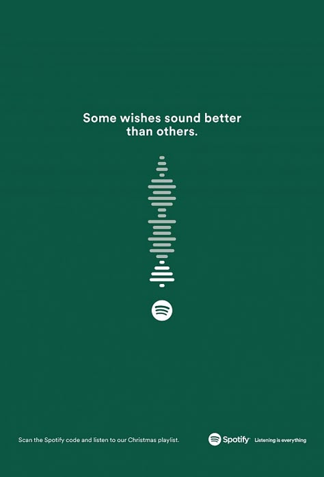 Spotify Advertising, Story Lab, Typography Ads, Spotify Design, Christmas Ads, Copy Ads, Christmas Advertising, Ad Layout, Swipe File