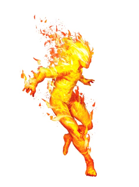 Fire Elemental Living Wildfire - Pathfinder 2E PFRPG PFSRD DND D&D 3.5 4E 5E 5th ed d20 fantasy Fire Elemental, Powers Art, Pathfinder 2e, Fire Man, Fire Drawing, Super Powers Art, D D Monsters, 다크 판타지, Fire Art