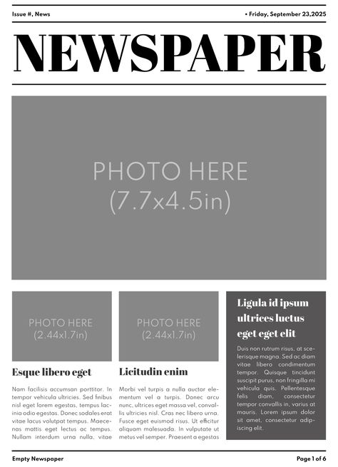 Newspaper Overlay, News Paper Background, Newspaper Template Design, Newspaper Article Template, Blank Newspaper, Google Docs Templates, Newspaper Format, Newspaper Design Layout, Article Template