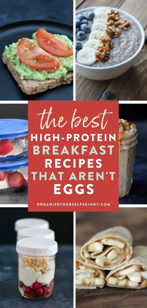 Protein Breakfast Prep, Breakfast Without Eggs, Pancakes Low Carb, Protein Cupcakes, Healthy High Protein Breakfast, Healthy Make Ahead Breakfast, High Protein Breakfast Recipes, Protein Dinner, Protein Coffee