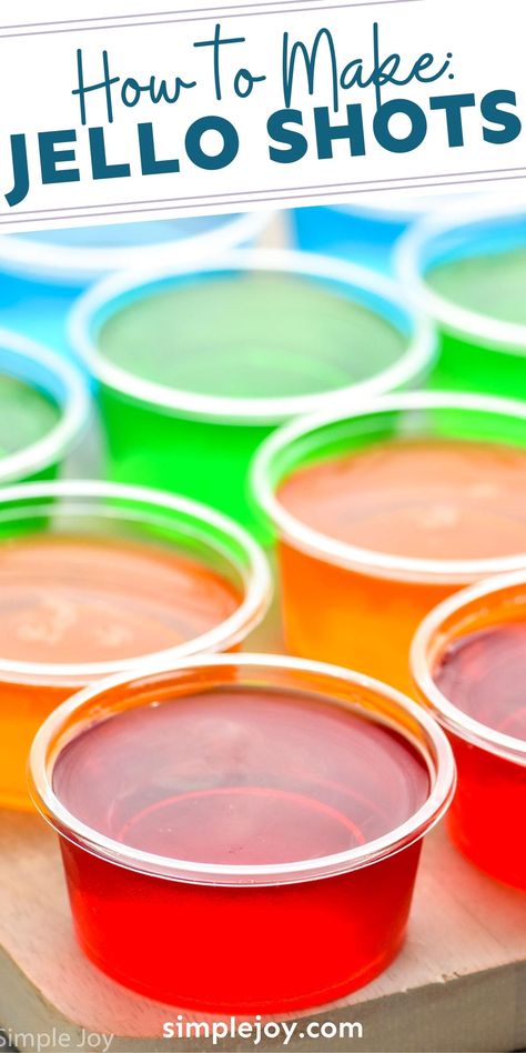 This Jello Shot Recipe is perfect for your next party! Easy to make and easier to eat, these are great to make in whatever colors match your party, holiday, or game day celebration. Vodka Jello Shots, Rum Jello Shots, Pina Colada Jello Shots, Lemonade Jello Shots, Easy Jello Shots, Margarita Jello Shots, Making Jello Shots, Best Jello Shots, Champagne Jello Shots