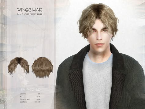 Sims 4 Cc Clothes Hair Male, Sims 4 Cc Face Hair Male, The Sims 4 Cc Male Hairstyles, Sims4 Cc Male Hair Alpha, Sims 4 Cc Male Hairstyles, Sims 4 Male Hairstyles Cc, Split Curly Hair, Sims 4 Cc Men Hair Alpha, Hair Sims 4 Male