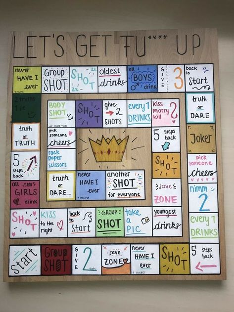 Drunk Games, Alcohol Games, Sleepover Party Games, Diy Party Games, Games For Parties, Teen Party Games, Drinking Games For Parties, Fun Drinking Games, Homecoming Proposal Ideas Cheerleader