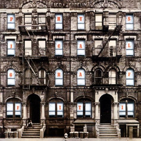 Led Zeppelin – Physical Graffiti Led Zeppelin Album Covers, Led Zeppelin Kashmir, Led Zeppelin Physical Graffiti, Led Zeppelin Albums, Greatest Album Covers, Physical Graffiti, Surf Music, As A, Dimebag Darrell