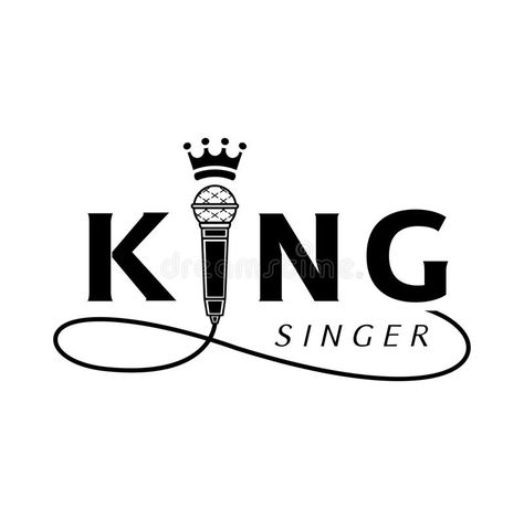 King singer logo with microphone. King singer logo design with microphone and cr #Sponsored , #paid, #ad, #singer, #cr, #design, #King Singer Logo Design, Microphone Logo Design, Music Logo Design Ideas, Karaoke Logo, Singer Pose, King Singer, Logo Microphone, Cr Design, Song Logo