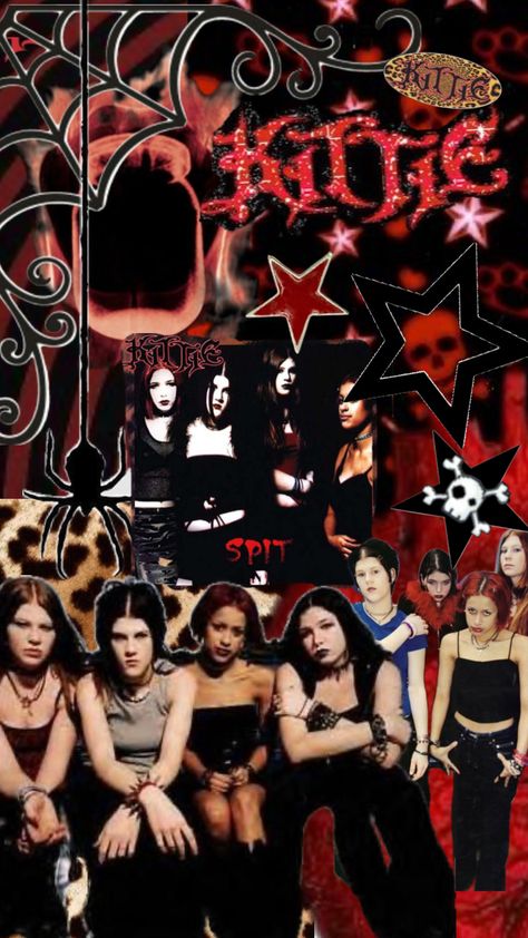 #Kittie #morganlander #spit #oracle #numetal #girlboss #90smusic #2000smusic #brackish Kittie Band, 2000s Bands, Goth Memes, Band Wallpaper, 2000s Music, Band Wallpapers, 90s Music, Metallic Wallpaper, Cool Wallpapers Art