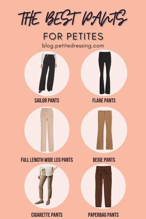 7 Best Pants for Petite Women You Should Get Now Pants Every Woman Should Own, Office Outfit For Petite Women, Pants For Winter For Women, Jeans Every Girl Should Own, Different Pants Styles For Women, Short Girl Work Outfits, Best Pants For Curvy Petite, Fashion Outfits Petite Women, Ootd For Petite Women