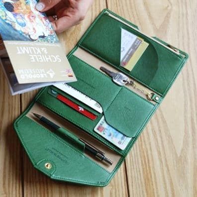 All-in-One Slim Leather Clutch Coin Purse Wallet, Passport Wallet, Passport Cover, Travel Wallets, Bags Travel, Study Abroad, Leather Clutch, Card Wallet, Credit Cards