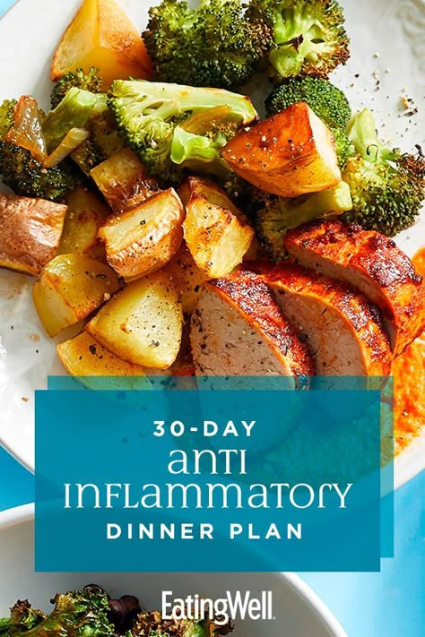 Inflammation Diet Recipes, Inflammation Foods, Anti Inflammation Recipes, Inflammation Diet, Anti Inflammation, Dinner Plan, Inflammatory Foods, Diet Help, Mediterranean Diet Recipes