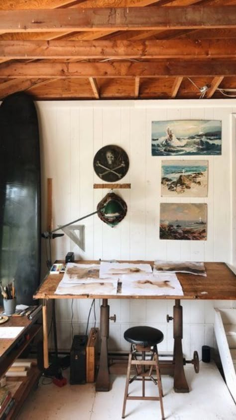 IG: @cupofmeat Colin King, Surf Room, Roman And Williams, Surf House, Surf Shack, Beach Shack, Surf Style, Humble Abode, House Inspo