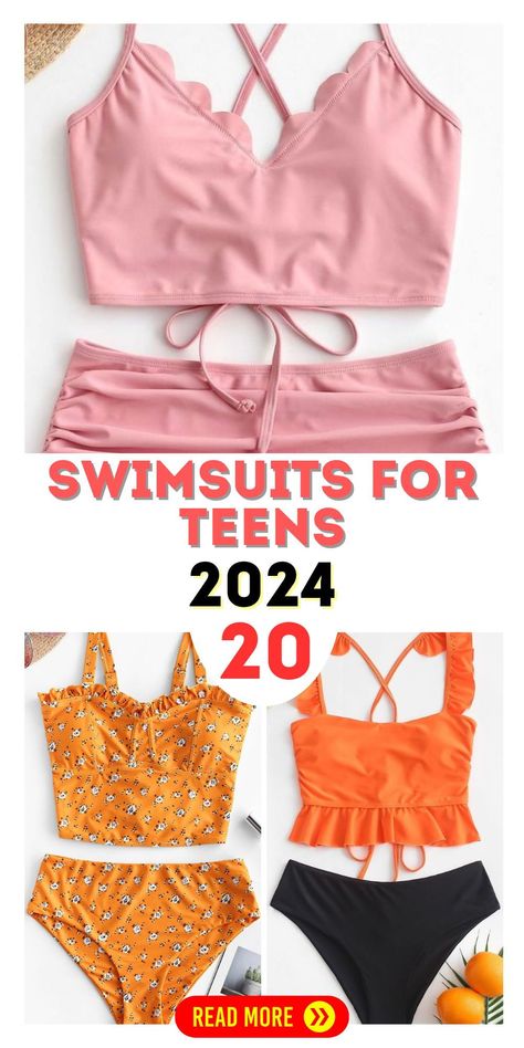 Get ready for summer 2024 with our selection of cute swimsuits for teens, featuring the latest trends in swimwear. From modest one-pieces to trendy two-pieces, find the perfect swimsuit to express your unique style and enjoy every moment of the summer season. Cute Swimsuits For Teens, Preppy Patterns, Teen Swimwear, Preppy Trends, Summer 2024 Trends, Aesthetic Swimsuit, Swimsuits Modest, Swimwear 2024, Unique Swimsuits