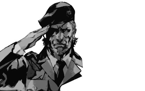 man doing salute illustration Metal Gear #minimalism #soldier #monochrome Big Boss video games simple background Metal Gear Solid Metal Gear Solid 3: Snake Eater #1080P #wallpaper #hdwallpaper #desktop Big Boss Metal Gear, Yoji Shinkawa, Snake Metal Gear, Movie Character Posters, Venom Snake, Mgs V, Metal Gear Series, Metal Gear Solid V, Phantom Pain