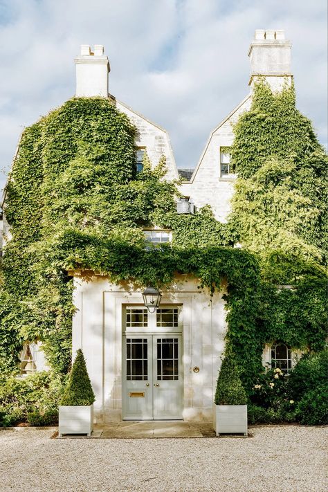 Emma Sims Hilditch decorated eighteenth century rectory | House & Garden House With Ivy, Rectory House, Sims Hilditch, Half Curtains, Kerb Appeal, Living Roofs, London Apartment, Window Frames, House Garden