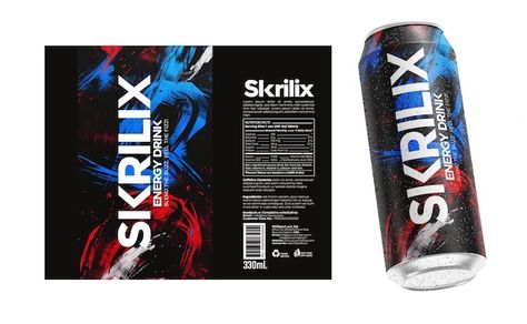 Modern Energy Drink Label Design in Editable EPS Energy Drink Packaging Design, Drink Label Design, Energy Drink Packaging, Drink Packaging Design, Energy Drinks Packaging, Drink Packaging, Gym Poster, Drinks Packaging Design, Bold Color Schemes