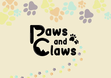 Introducing Paws and Claws, a brand dedicated to enriching the lives of pets and their owners through innovative products and services. 🐶🐱 Let's make this a pawsome adventure! 🐾 Pet Branding, Paw Logo, Pet Logo, Pet Logo Design, Paws And Claws, Pet House, Branding Mood Board, Pet Paws, Dog Sitting