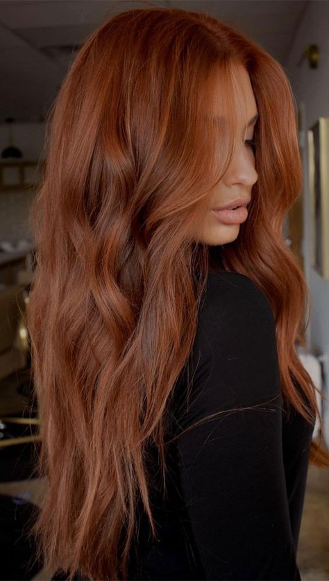 Colour Trends 2024, Hair Colour Trends, Copper Blonde Hair, Red Hair Inspo, Ginger Hair Color, Colour Trends, Hair Color Auburn, Copper Hair Color, Long Red Hair