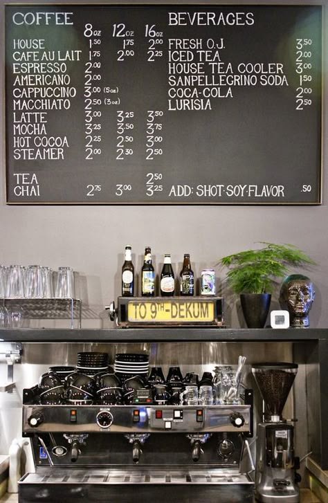 A simple black background that may seem like a chalk board in the background, but really is a projection maybe? So there is potential for flashbacks etc Quotes Coffee Shop, Cafe Menu Boards, Blackboard Menu, Menu Cafe, Coffee Board, Coffee Shop Menu, Coffee Shop Ideas, Quotes Coffee, Menu Boards