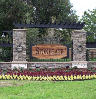 Neighborhood Entrance Monument Neighborhood Entry Landscape, Neighborhood Entrance Signs, Monument Signs Entrance Design, Neighborhood Signage, Neighborhood Entrance, Subdivision Sign, Stone Entrance, Landscaping Entrance, Subdivision Entrance