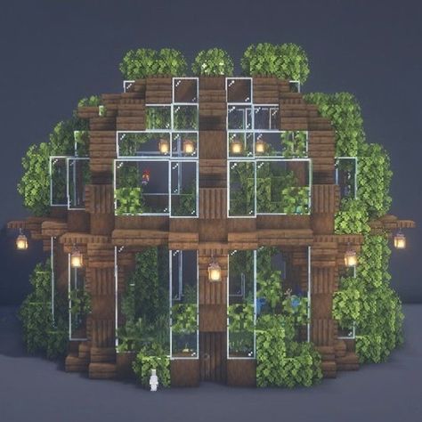 Minecraft Greenhouse, Cute Minecraft, Construction Minecraft, Minecraft Garden, Case Minecraft, Minecraft Decoration, Rumah Minecraft Sederhana, Minecraft Structures, Minecraft Interior Design