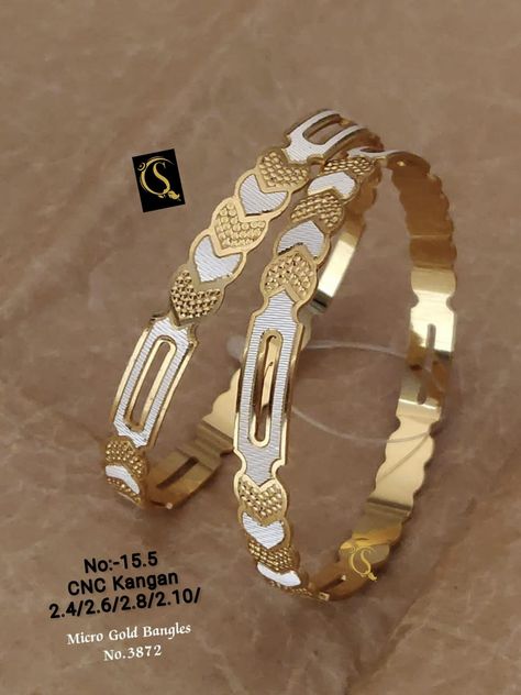 Cnc Bangles, Gold Bangles, Daily Wear, Bangles, 10 Things, Gold, How To Wear