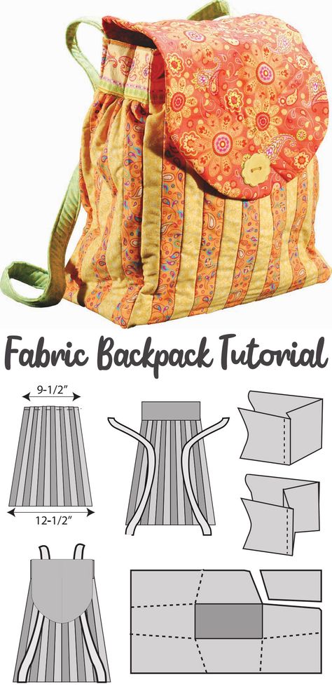 DIY Patchwork Backpack Tutorial Sewing Projects Backpack, Mini Backpack Sewing Pattern Free, Free Backpack Sewing Pattern Pdf, Draw String Backpack Pattern Free, How To Sew A Backpack, Backpack Diy Pattern, Free Backpack Sewing Pattern, Quilted Backpack Pattern, Backpack Sewing Patterns