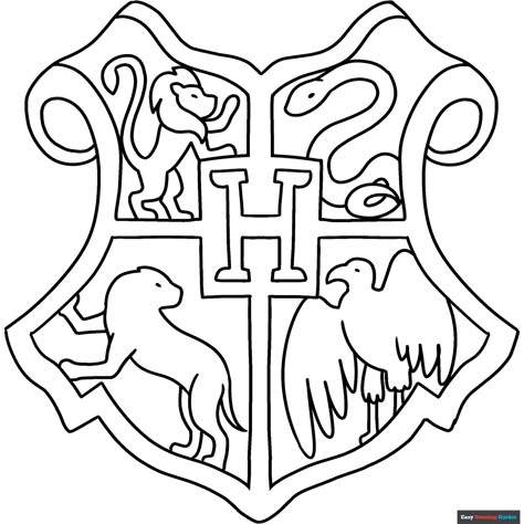 Free Hogwarts Crest Coloring Page for Kids Hogwarts Crest Printable, Harry Potter Initials Logo, Hogwarts House Coloring Pages, Harry Potter Pdf Free Printable, Harry Potter Templates Free Printable, Harry Potter Scrapbook Free Printable, Hogwarts Coloring Pages, Harry Potter Art Projects For Kids, Harry Potter Design Ideas