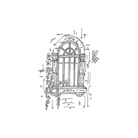 Window Tattoo Vintage, Arched Window Tattoo, Antique Style Tattoos, Victorian Window Tattoo, Garden Gate Tattoo, Window Sill Tattoo, Window Tattoo Ideas, Windowsill Tattoo, Cat Window Tattoo