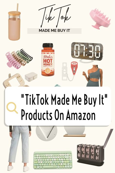 Here's all the TikTok made me buy it products trending on Amazon right now! I love all these awesome finds! Honestly- TikTok did make me buy it! Tiktok Shop Finds, Boujee Amazon Finds, Useful Amazon Finds, Tiktok Must Haves, Tik Tok Must Haves, Tik Tok Shop, What To Get On Amazon, Tik Tok Made Me Buy It, Amazon Finds 2024