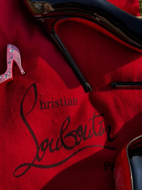 Christian Louboutins Christian Louboutin Aesthetic, Louboutin Aesthetic, Red Bottoms Heels, Christian Louboutin Store, Red Bottom Heels, Oh My Heart, Store Interior, Red Bottoms, Christian Louboutin