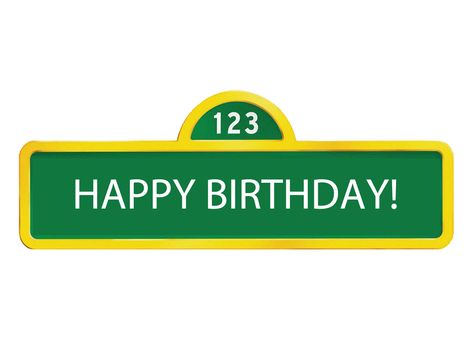 happy-birthday-sesame-street-sign Happy Birthday Sesame Street, Elmo Birthday Ideas, Elmo Party Ideas, Sesame Street Signs, Birthday Banner Template, Street Banners, 2nd Bday Ideas, Cookie Monster Birthday, Elmo Birthday Party