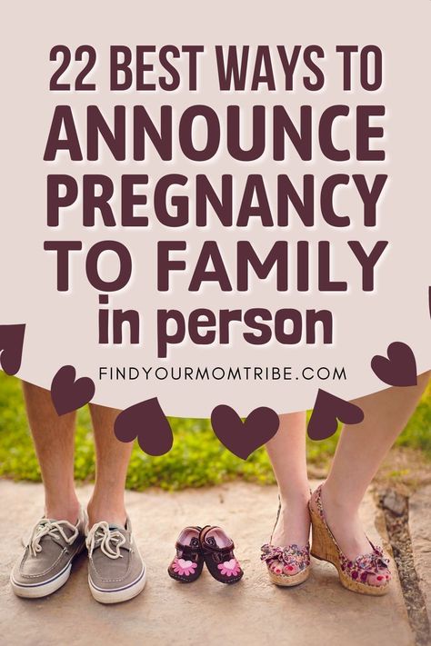 Best Way To Announce Pregnancy To Family, How To Announce Second Baby To Family, Announce Gender To Family, Pregnancy Surprise Ideas Families, Tell Mom Your Pregnant Ideas, Pregnancy Announcement To Family Baby #2, Ways To Tell Your Sister Your Pregnant, Announcing Second Pregnancy To Family, 6th Baby Announcement Ideas