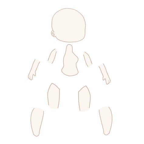 Gacha Base Body, Body Type Drawing, Chibi Body, Body Tutorial, Cute Eyes Drawing, Body Base Drawing, Paint Brush Art, Body Pose Drawing, Animation Art Character Design