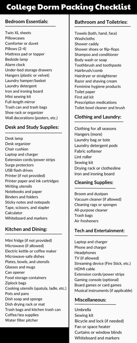 College Dorm Room Checklist Men College Dorm Ideas, Dorm Room Checklist Freshman Year Boys, Freshman College Dorm Checklist, College Dorm Room Essentials Freshman Year, How To Decorate Dorm Room, College Dorm Checklist Freshman Year For Guys, Dorm Room Essentials List For Guys, College Dorm Room Essentials List, New Room Checklist