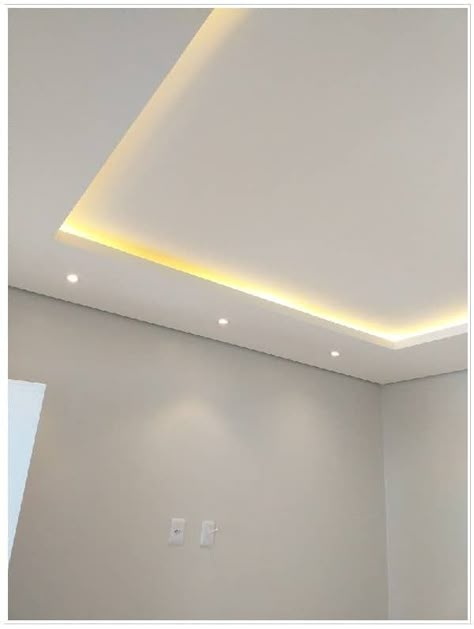 False Ceiling: Types of False Ceilings | Pros and Cons of a False Ceiling Gypsum Ceiling Lights, False Roofing Ideas, Bedroom Roof Lights, Plafond Design Gypsum, Ceiling Lights Bedroom Aesthetic, Gepson Board Design Modern, Cartongesso Interior Design, Simple Gypsum Ceiling Designs, Roof Lights Ideas Ceilings