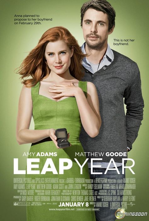 LEAP YEAR Leap Year Movie, Irish Movies, Joe Black, Matthew Goode, Adam Scott, Movies Worth Watching, Leap Year, Chick Flicks, Amy Adams