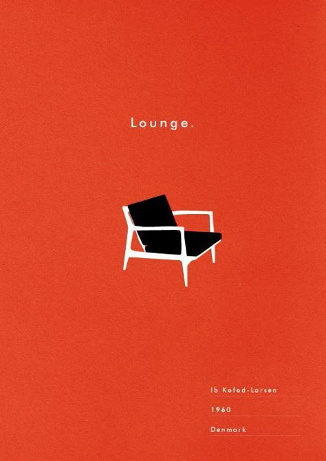 Exhibition Typography, Chair Poster, Lounge Art, Graphisches Design, Furniture Logo, Modern Illustration, Illustration Typography, Art Chair, Design Presentation