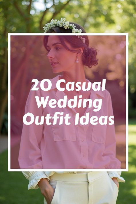 Did you know that you can rock a wedding outfit casual style and still turn heads? Discover trendy and chic outfits perfect for laid-back nuptials, from sundresses to smart-casual suits. Dive into our article featuring 20 stunning photos that showcase how to effortlessly blend comfort with elegance. Perfect your look with cool accessories and pro fashion advice. Explore the secret to casual sophistication today! Casual Courthouse Wedding Outfit, Casual Courthouse Wedding, Casual Bride Outfit, Courthouse Wedding Outfit, Courthouse Wedding Ideas, Smart Casual Suit, Casual Wedding Guest Outfit, Casual Wedding Outfit, Casual Bride