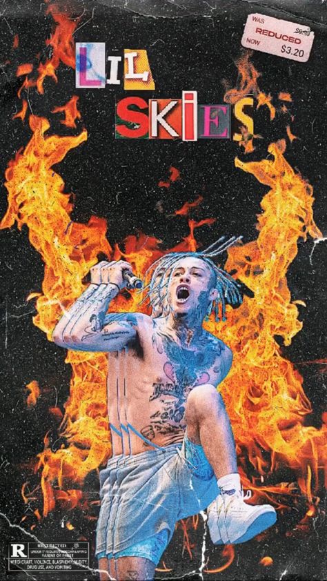 Lil Skies Poster, Lil Skies Wallpaper, Mafia Wallpaper, Lil Skies, Ios 16, Music Poster, Rappers, Ios, Poster Prints