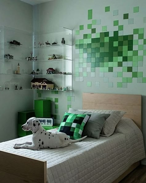 11 Minecraft Bedroom Ideas That Rock in 2022 | Houszed Boys Minecraft Bedroom, Preteen Boys Bedroom, Minecraft Bedroom Ideas, Minecraft Room Decor, Bedroom Ideas Minecraft, Minecraft Bedroom Decor, Teenager Bedroom Boy, Boys Room Ideas, Minecraft Bedroom