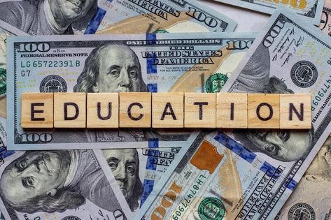 The word education on dollar usa background. College credits, graduation funds, #Sponsored , #PAID, #ad, #dollar, #word, #graduation, #usa Tuition Paid, Dollar Usa, Business Mood Board, Future Board, College Fund, Police Detective, Banking Services, Social Media Sites, Learning Science