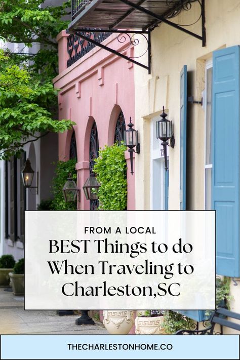 best things to do and places to see when traveling to charleston SC Charleston Sc Restaurants, South Carolina Vacation, Charleston Homes, Charleston South Carolina, Charleston Sc, Charleston, South Carolina, Places To See, My Blog