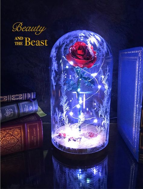 30th Birthday Ideas For Women, Beauty And Beast Wedding, Rose Dome, Beauty And The Beast Rose, Quince Decorations, Disney Enchanted, The Beauty And The Beast, Enchanted Rose, Black Bride