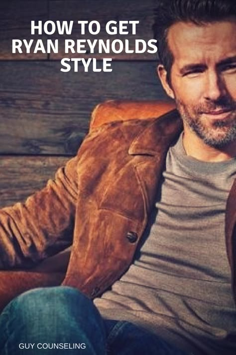 Learn how to style like Ryan Reynolds from clothing to facial hair. Simple, easy to follow tips in just one click. #ryanreynolds #mensstyle #mensfashion #malecelebrities Ryan Reynolds Clothing Style, Ryan Reynolds Wardrobe, Mens Clothing Styles Over 50 Casual, Ryan Reynolds Fashion Style, Tom Hardy Style Casual, Ryan Reynolds Winter Style, Mens Fashion Over 50 For Men, Ryan Reynolds Style Outfits, Ryan Reynolds Style 2023