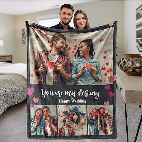 Season:All Seasons; Listing Date:11/30/2023; Production mode:External procurement; Inner Lining:Sherpa; Outer Material:Sherpa Couple Blanket, Customized Blanket, Cheap Blankets, Custom Photo Blanket, Picture Blanket, Multi Picture, Couples Gifts, Gift For Your Boyfriend, Personalized Couple Gifts