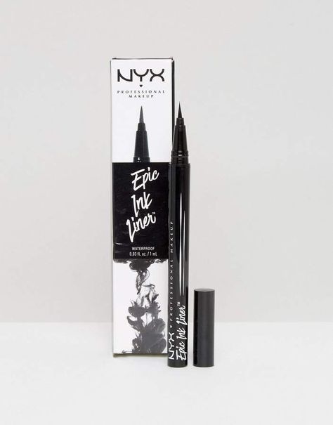 NYX Professional Makeup Epic Ink Liner Nyx Liner, Nyx Eyeliner, Nyx Concealer, Epic Ink Liner, Nyx Butter Gloss, Nyx Soft Matte, Eyeliner For Beginners, Waterproof Liquid Eyeliner, Nyx Makeup